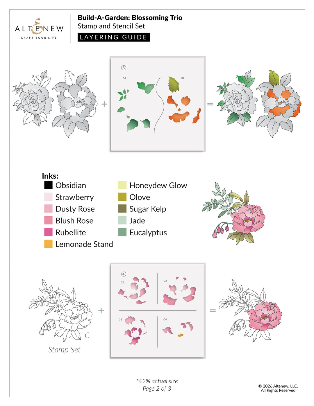 Build-A-Garden: Blossoming Trio - Altenew