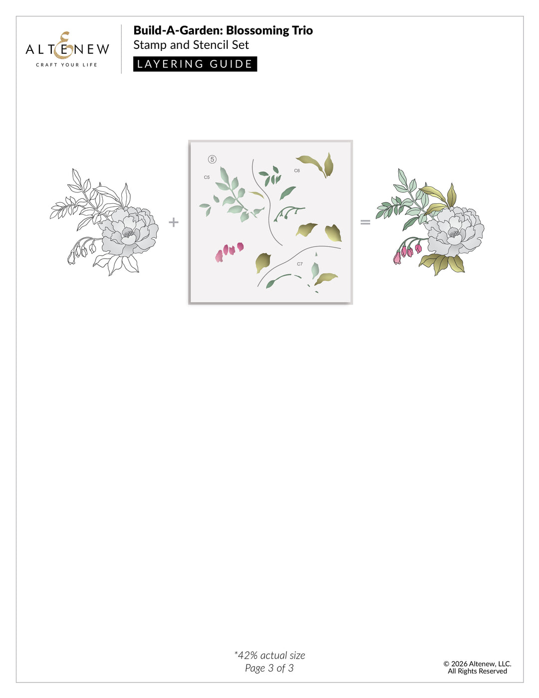 Build-A-Garden: Blossoming Trio - Altenew