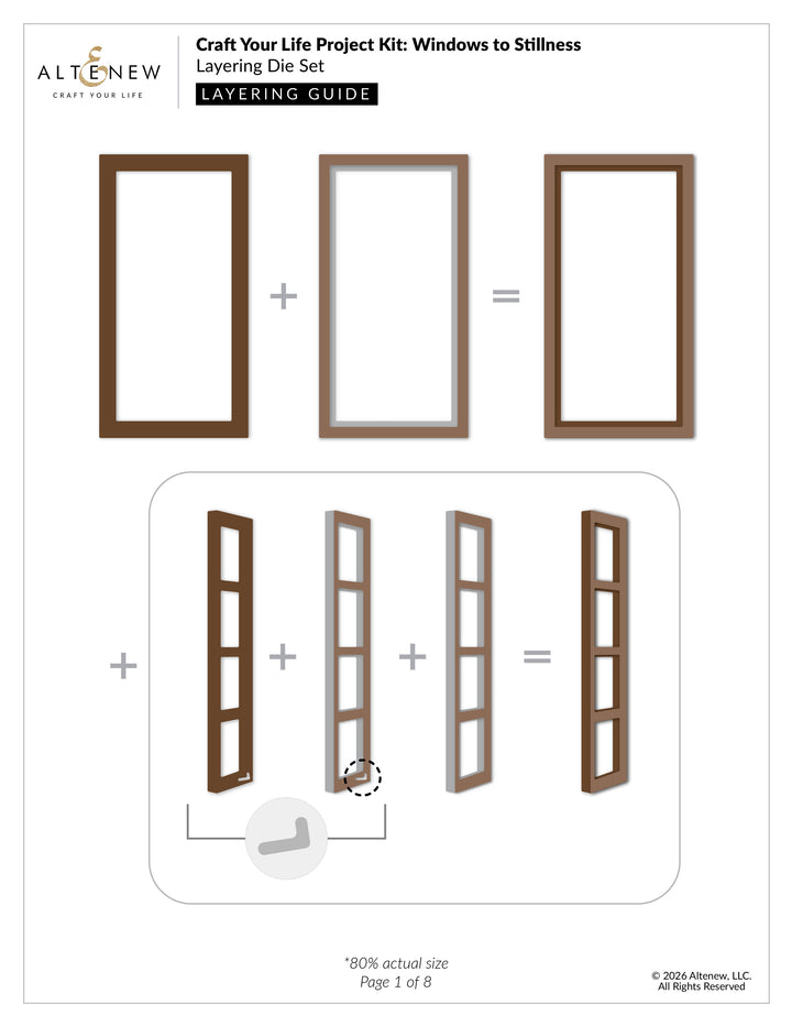 Craft Your Life Project Kit: Windows to Stillness - Altenew