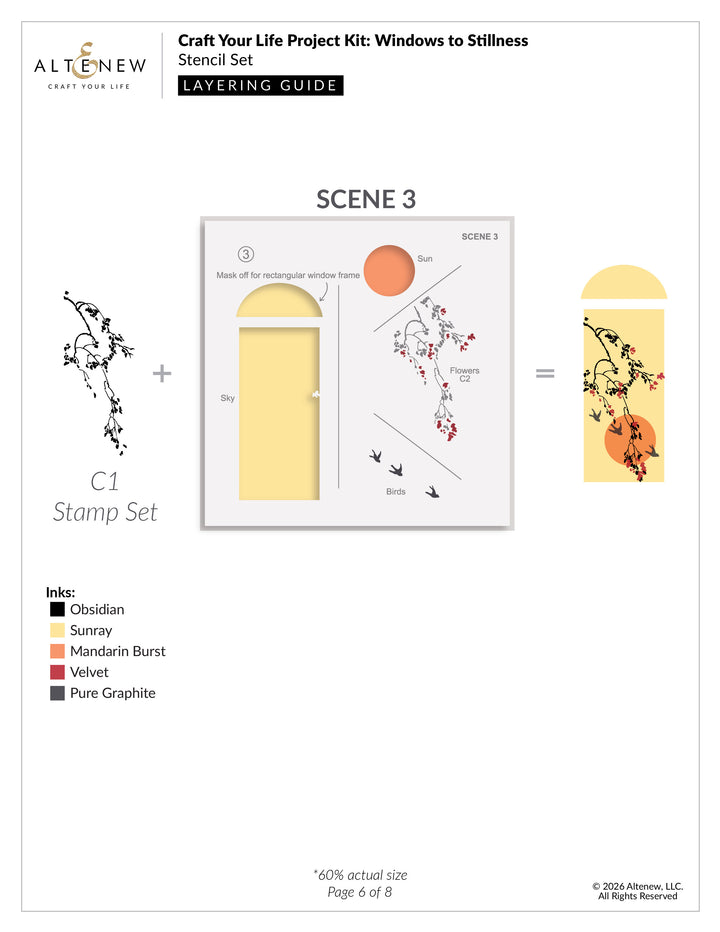 Craft Your Life Project Kit: Windows to Stillness - Altenew
