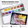 Metallic Watercolor 14 Pan Set