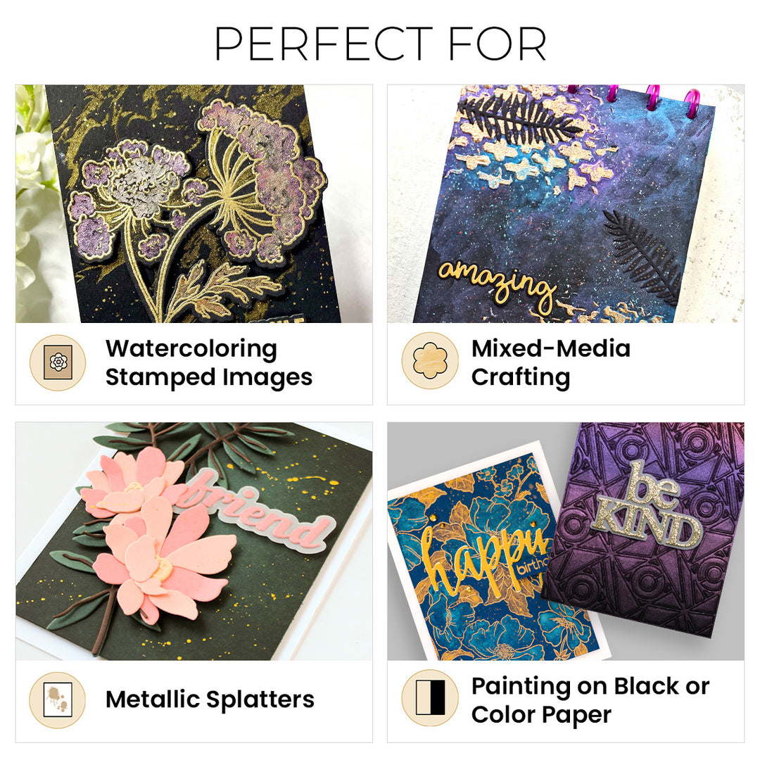 Metallic Watercolor 14 Pan Set
