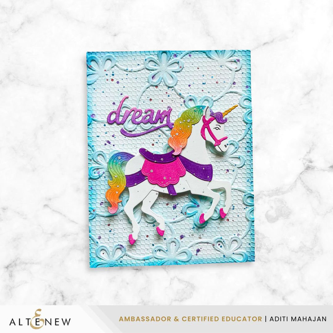 Lace Topped Petals 3D Embossing Folder - Altenew