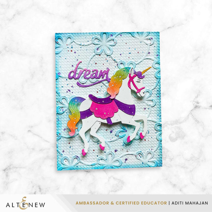 Lace Topped Petals 3D Embossing Folder - Altenew