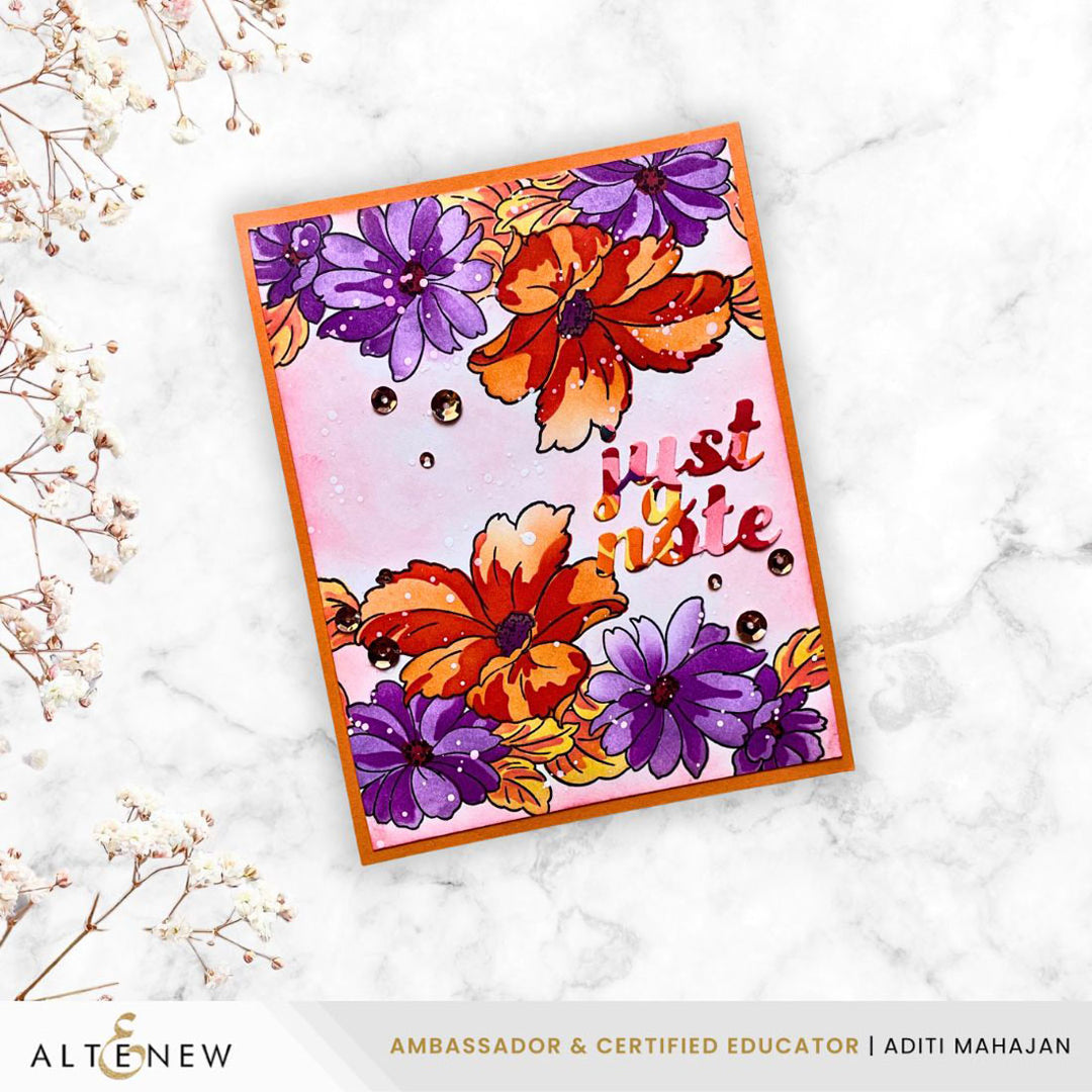 Flower Bed Layering Stencil Set (6 in 1) - Altenew