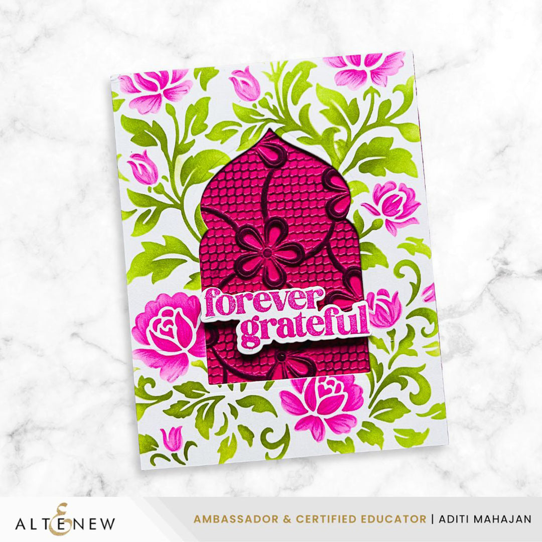 Chateau Blooms Stencil Set (2 in 1) - Altenew