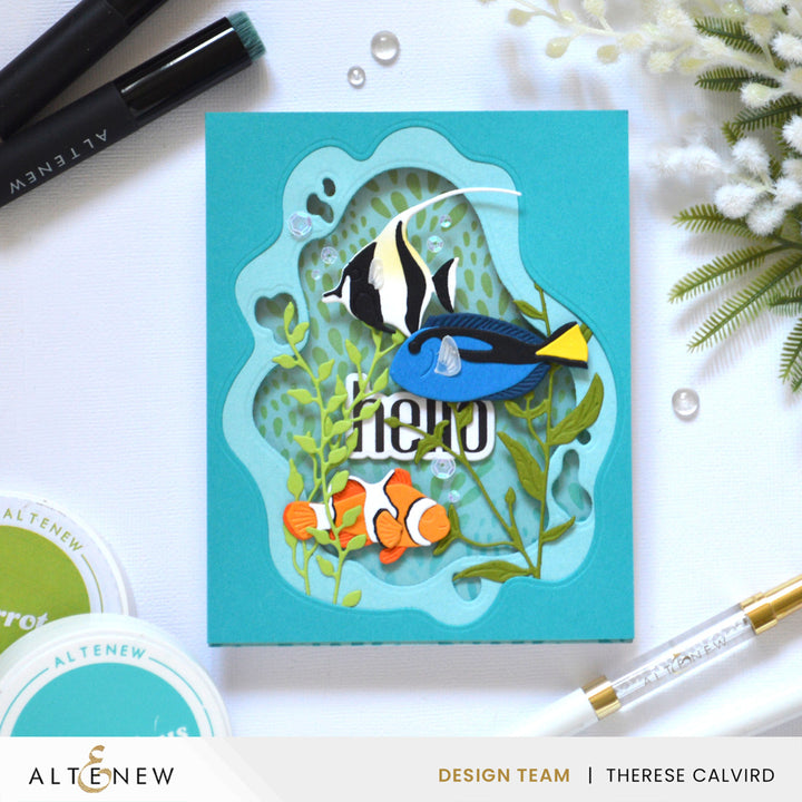 Flourishing Coral Stencil - Altenew