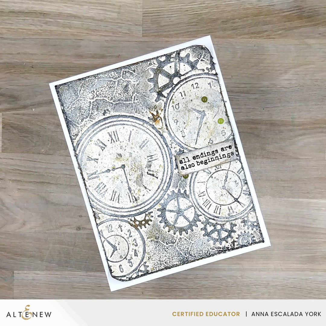 Traces of Yesterday 3D Embossing Folder - Altenew