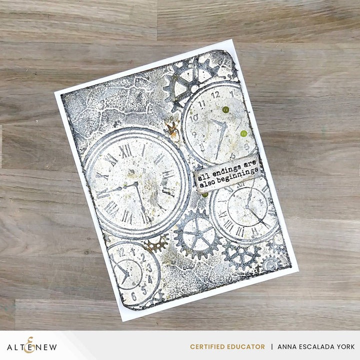 Traces of Yesterday 3D Embossing Folder - Altenew
