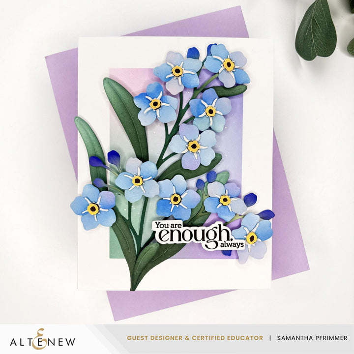 Craft-A-Flower: Forget-Me-Not Layering Die Set - Altenew