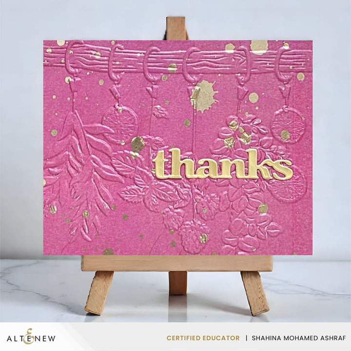 Love, Preserved 3D Embossing Folder - Altenew