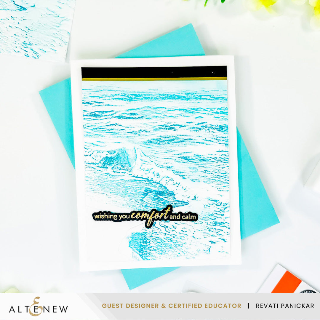 Whispering Waves 3D Embossing Folder - Altenew