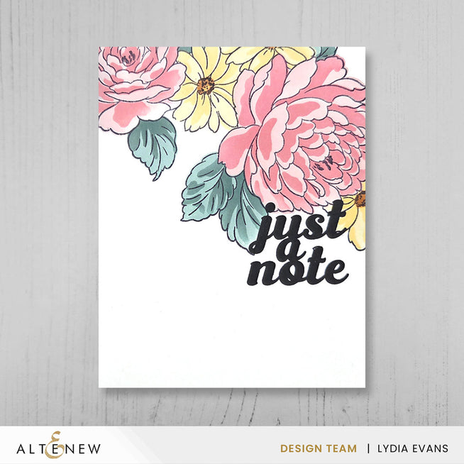 Cascading Flowers Stamp Set - Altenew