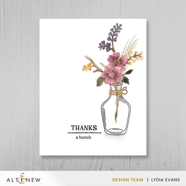 Mini Delight: Apothecary Garden Stamp & Die Set - Altenew