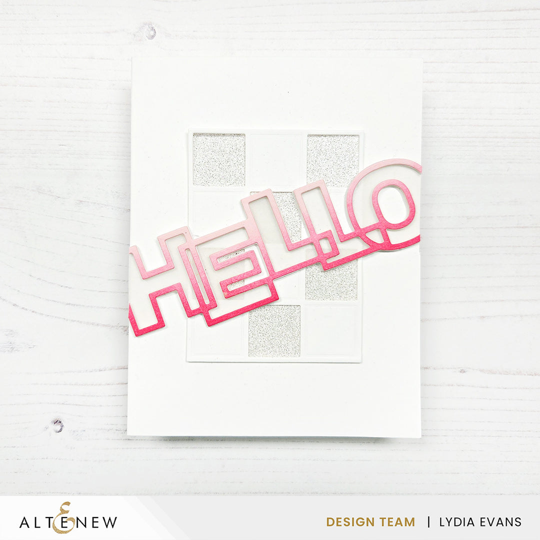 Outlined Hello Die Set - Altenew