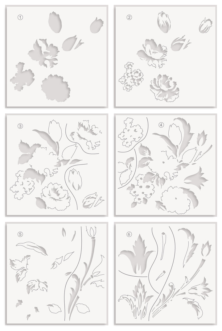 Build-A-Garden: Flourished Flora & Add-On Die Bundle - Altenew