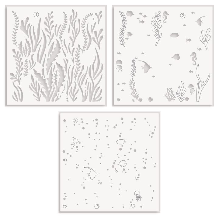 Undersea Jamboree Stencil Set (3 in 1) - Altenew