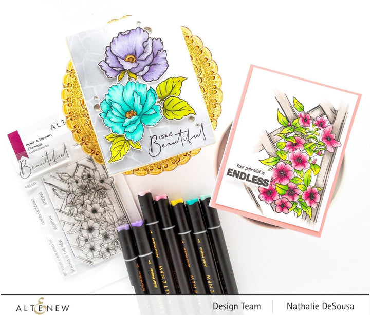Altenew Alcohol Marker Bundle Artist Alcohol Markers Bundle (60 Colors)