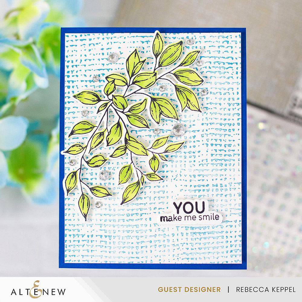 Essential Textures: Rustic Burlap Press Plate