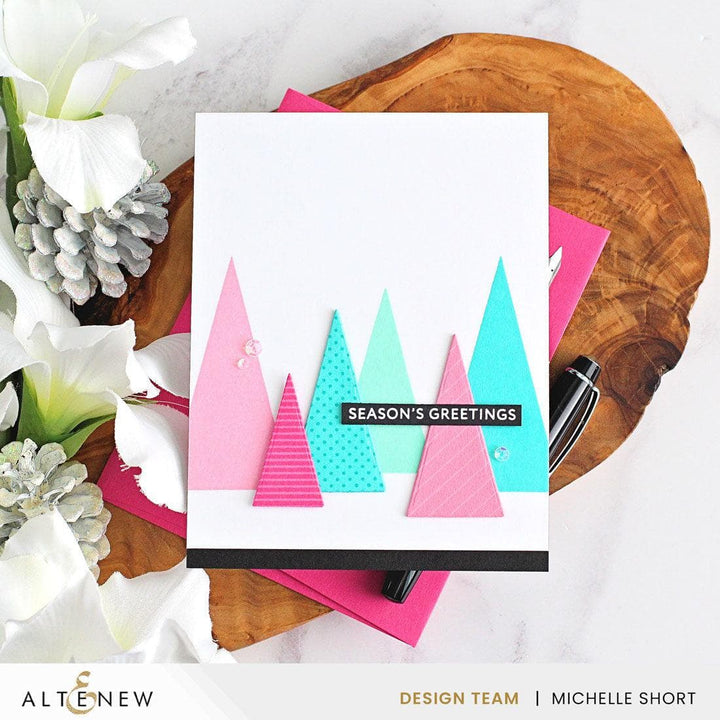 Festive Triangles Press Plates