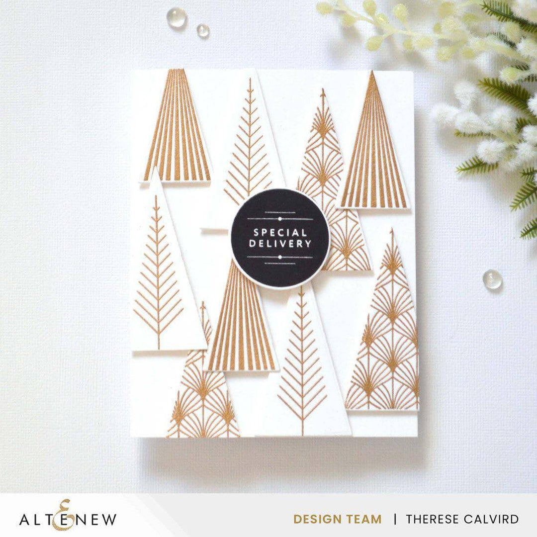 Festive Triangles Press Plates