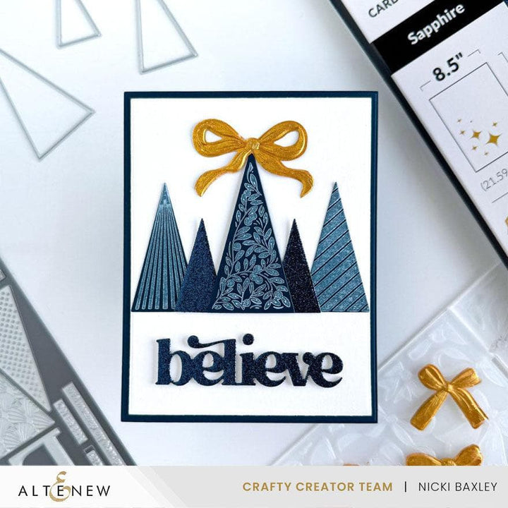 Festive Triangles Press Plates