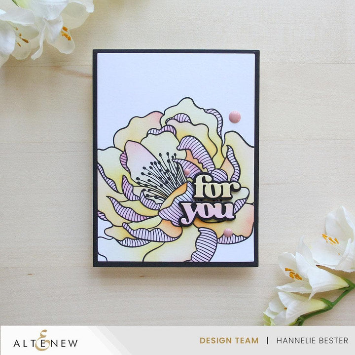 Magical Peony Press Plate