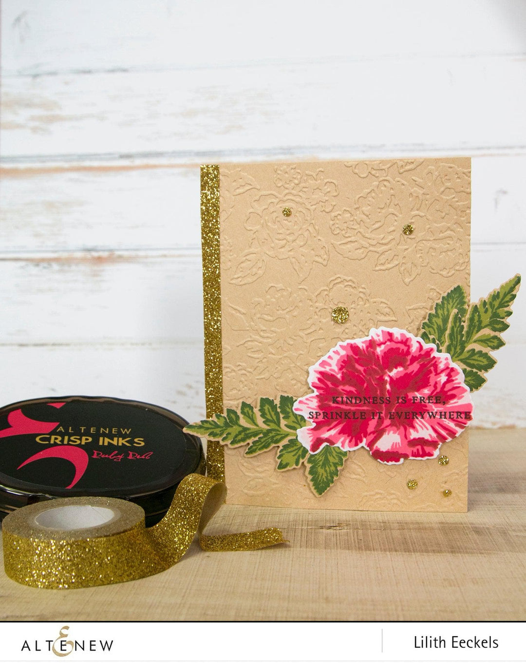Altenew Build-A-Flower Set Build-A-Flower: Carnation Layering Stamp & Die Set