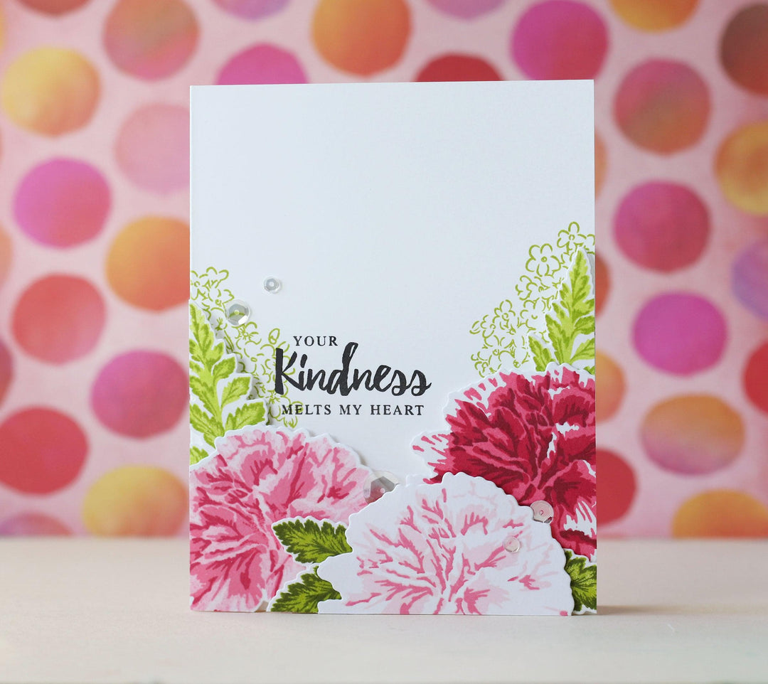 Altenew Build-A-Flower Set Build-A-Flower: Carnation Layering Stamp & Die Set