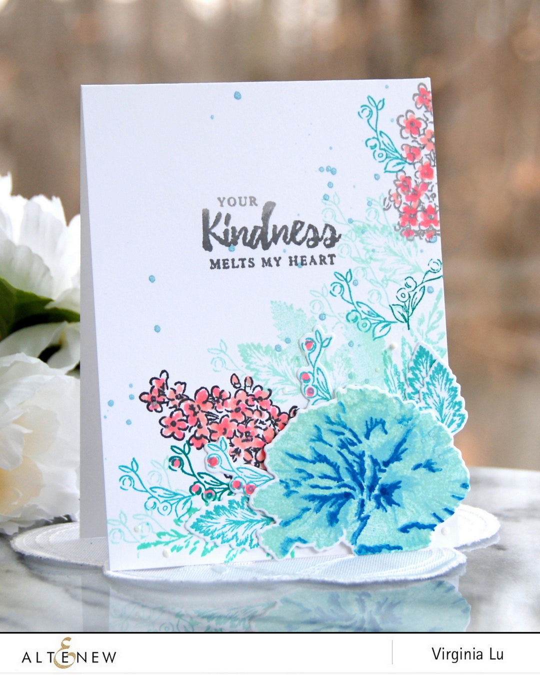 Altenew Build-A-Flower Set Build-A-Flower: Carnation Layering Stamp & Die Set