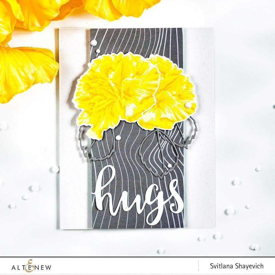 Altenew Build-A-Flower Set Build-A-Flower: Carnation Layering Stamp & Die Set