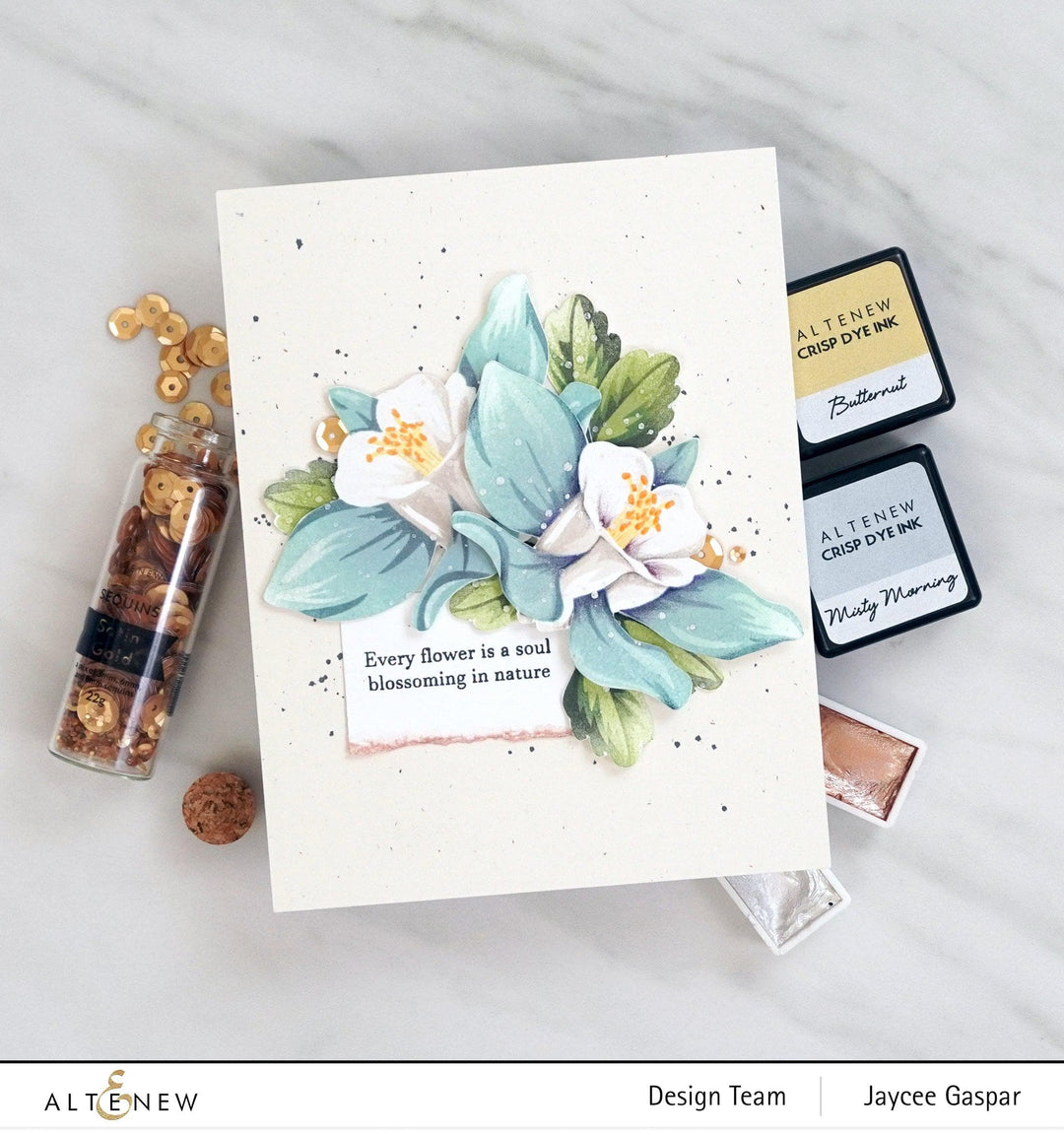 Altenew Build-A-Flower Set Build-A-Flower: Columbine Layering Stamp & Die Set