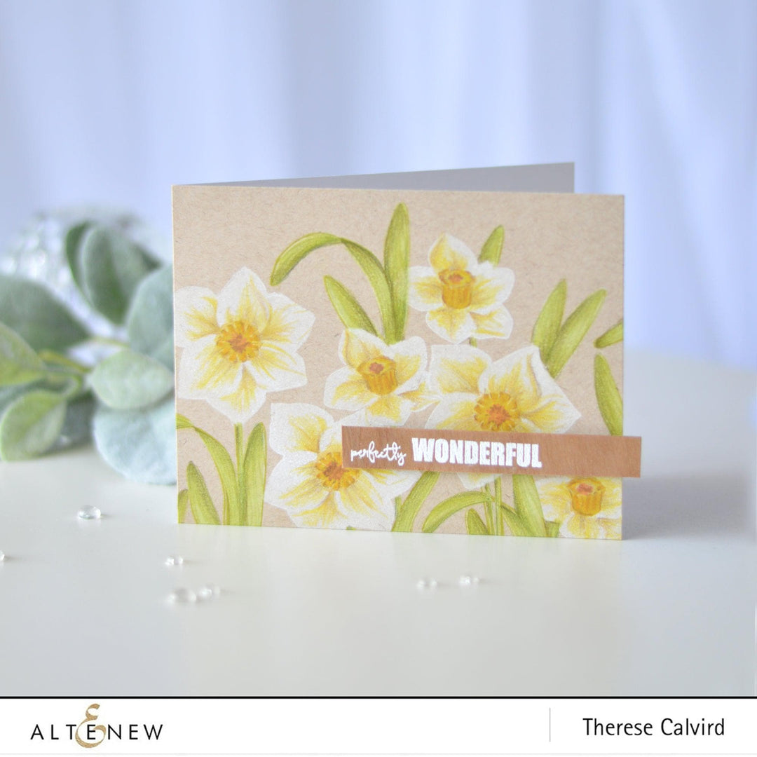 Altenew Build-A-Flower Set Build-A-Flower: Daffodil Layering Stamp & Die Set