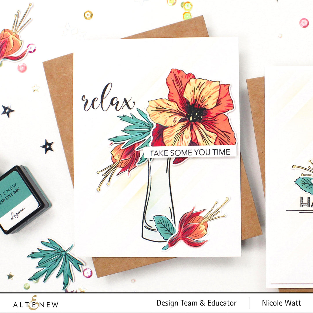 Altenew Build-A-Flower Set Build-A-Flower: Fuchsia Layering Stamp & Die Set