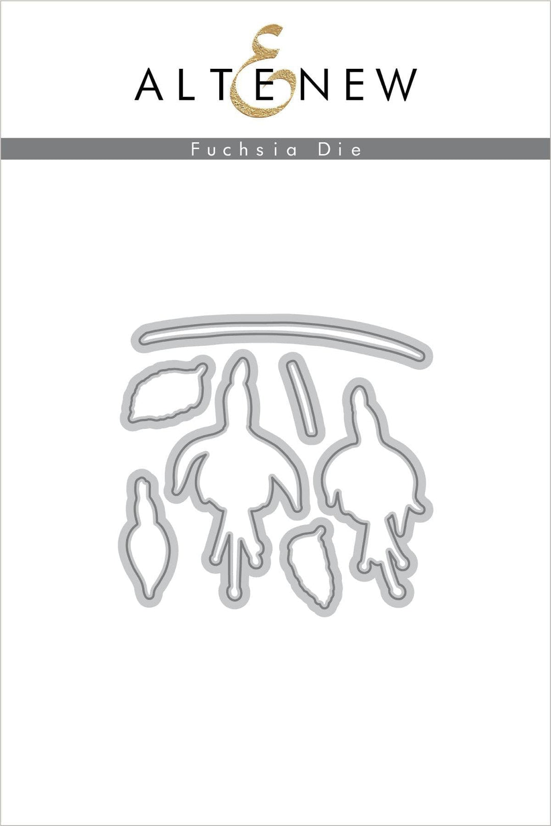 Altenew Build-A-Flower Set Build-A-Flower: Fuchsia Layering Stamp & Die Set