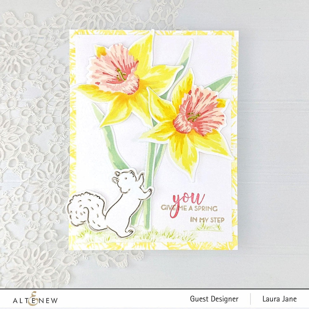 Altenew Build-A-Flower Set Build-A-Flower: Narcissus Layering Stamp & Die Set