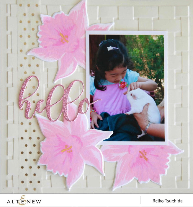 Altenew Build-A-Flower Set Build-A-Flower: Narcissus Layering Stamp & Die Set
