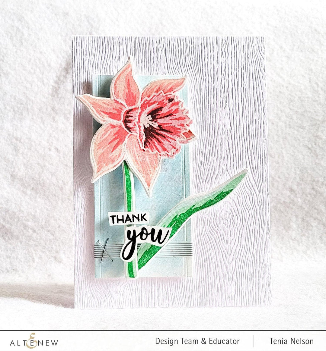 Altenew Build-A-Flower Set Build-A-Flower: Narcissus Layering Stamp & Die Set
