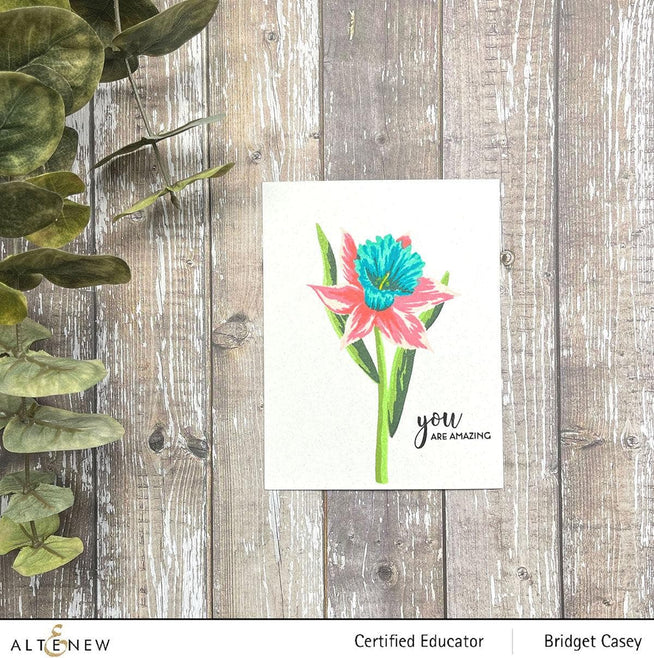 Altenew Build-A-Flower Set Build-A-Flower: Narcissus Layering Stamp & Die Set
