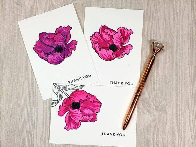 Altenew Build-A-Flower Set Build-A-Flower: Poppy Layering Stamp & Die Set