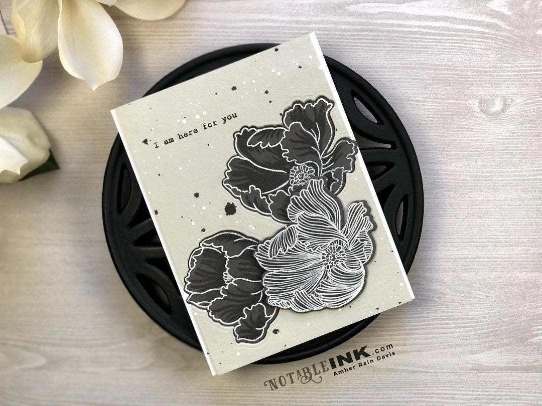 Altenew Build-A-Flower Set Build-A-Flower: Poppy Layering Stamp & Die Set