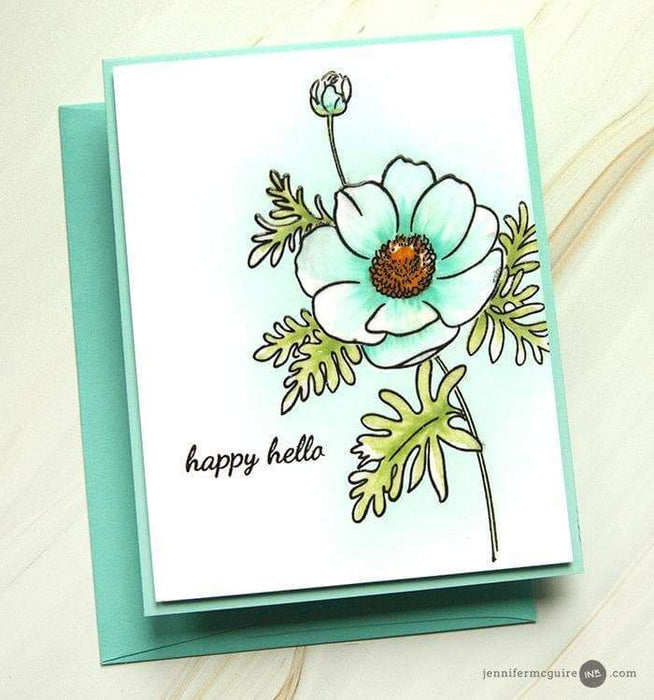 Altenew Build-A-Flower Set Build-A-Flower: Anemone Coronaria Layering Stamp & Die Set & Ink Bundle