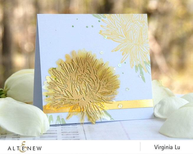 Altenew Build-A-Flower Set Z - Build-A-Flower: Aster Layering Stamp & Die Set