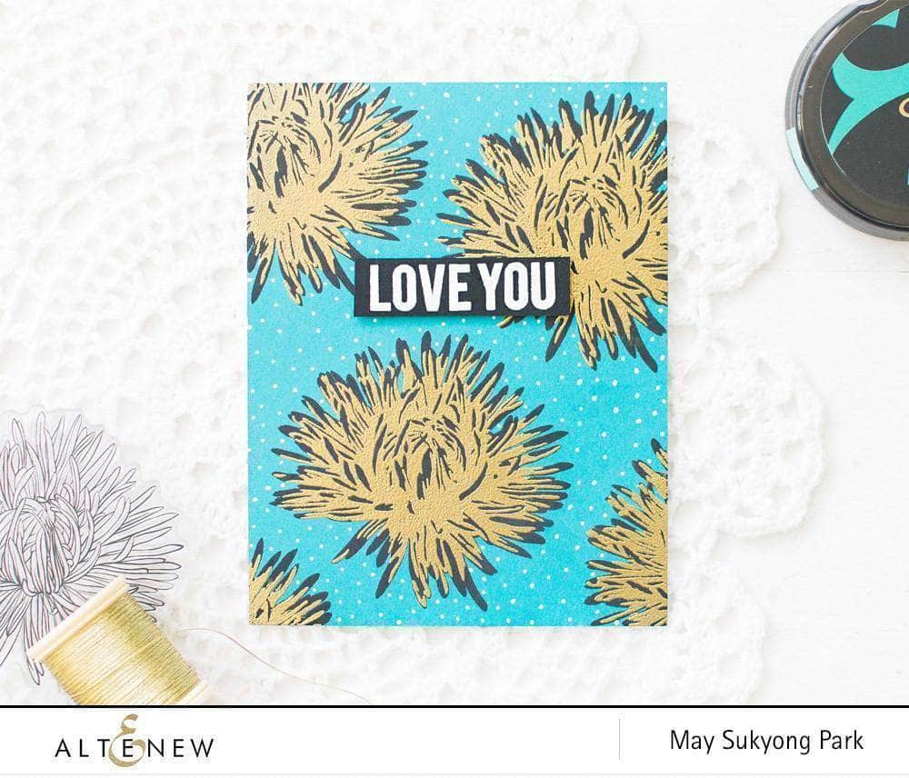 Altenew Build-A-Flower Set Z - Build-A-Flower: Aster Layering Stamp & Die Set