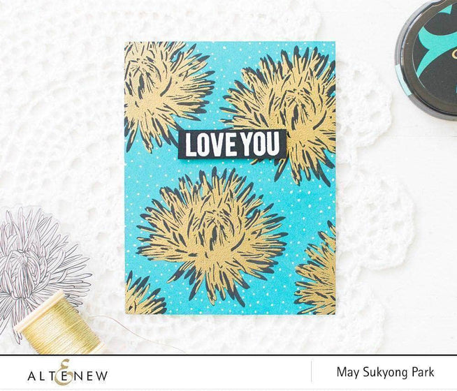 Altenew Build-A-Flower Set Z - Build-A-Flower: Aster Layering Stamp & Die Set