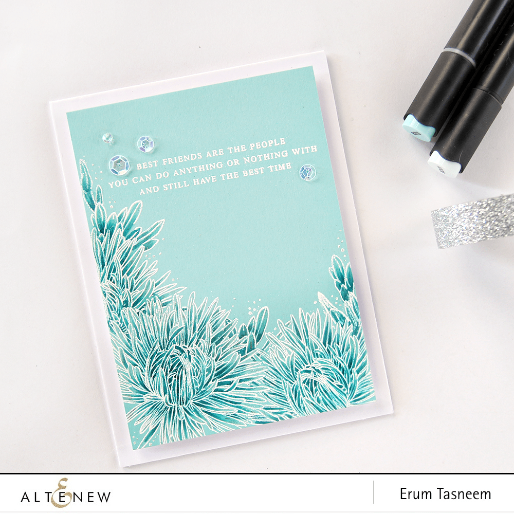Altenew Build-A-Flower Set Z - Build-A-Flower: Aster Layering Stamp & Die Set