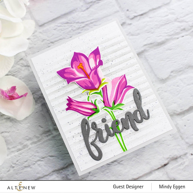 Altenew Build-A-Flower Set Z - Build-A-Flower: Bellflower Layering Stamp & Die Set