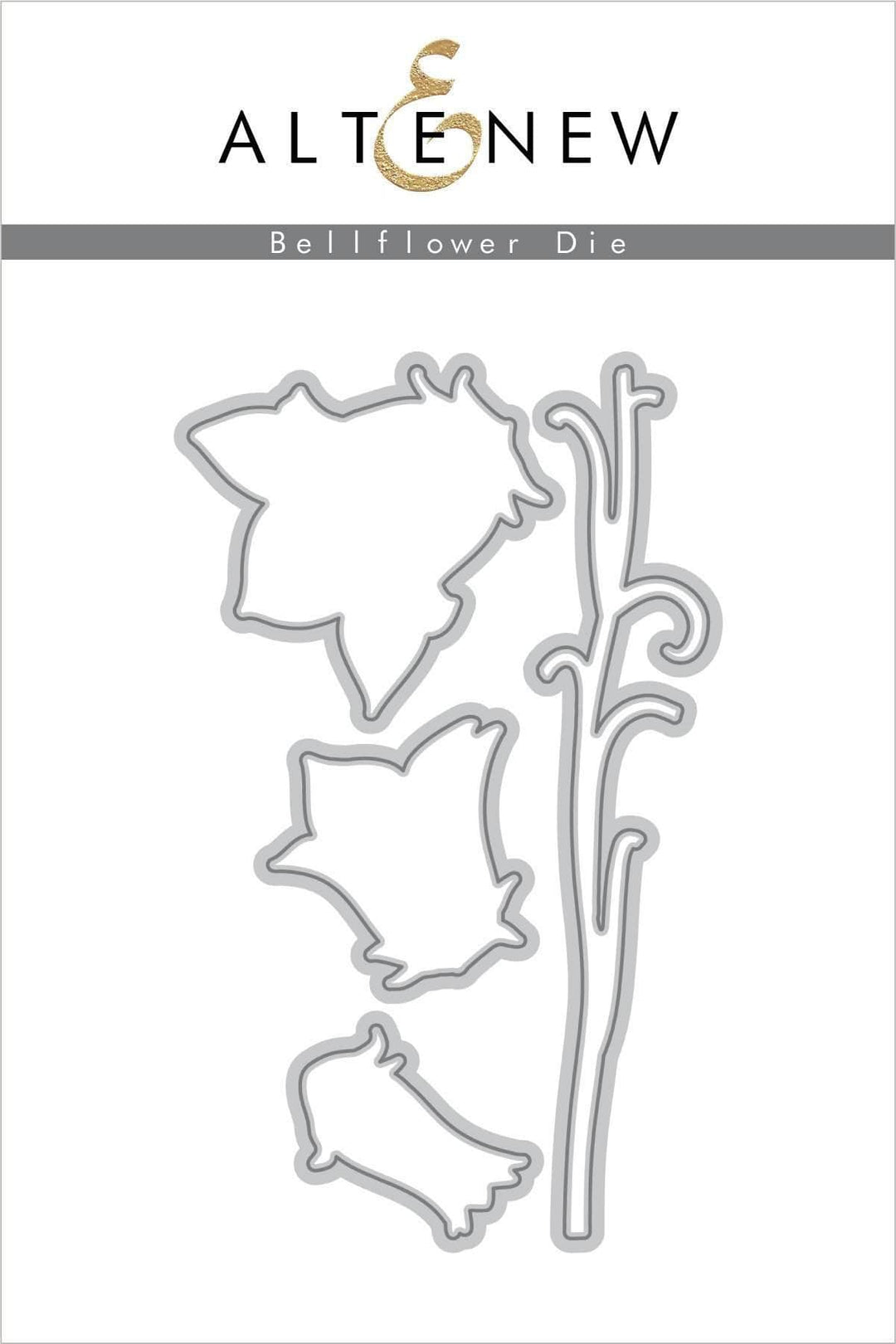 Altenew Build-A-Flower Set Z - Build-A-Flower: Bellflower Layering Stamp & Die Set & Ink Bundle