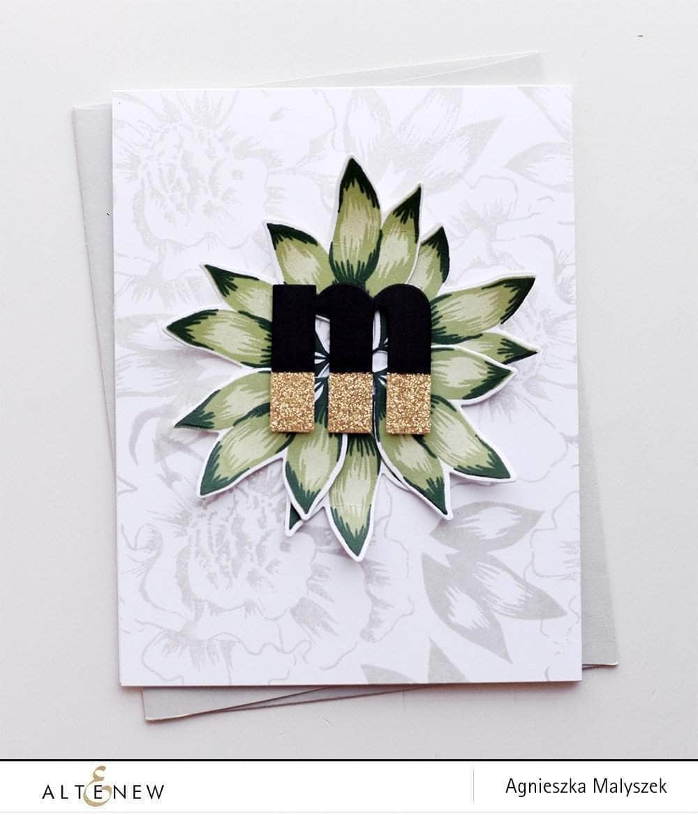 Altenew Build-A-Flower Set Build-A-Flower: Camellia Layering Stamp & Die Set