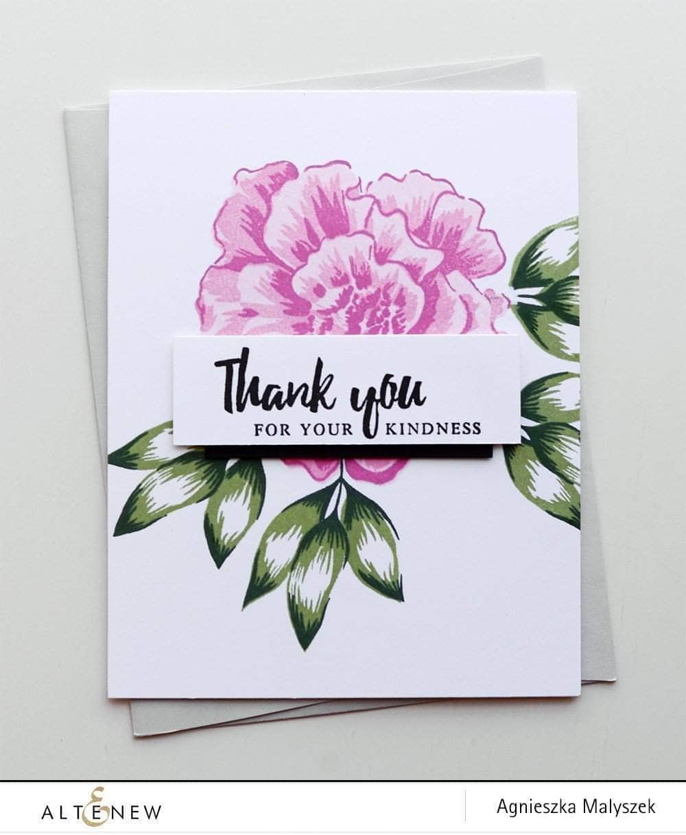 Altenew Build-A-Flower Set Build-A-Flower: Camellia Layering Stamp & Die Set